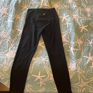 black lululemon leggings with mesh